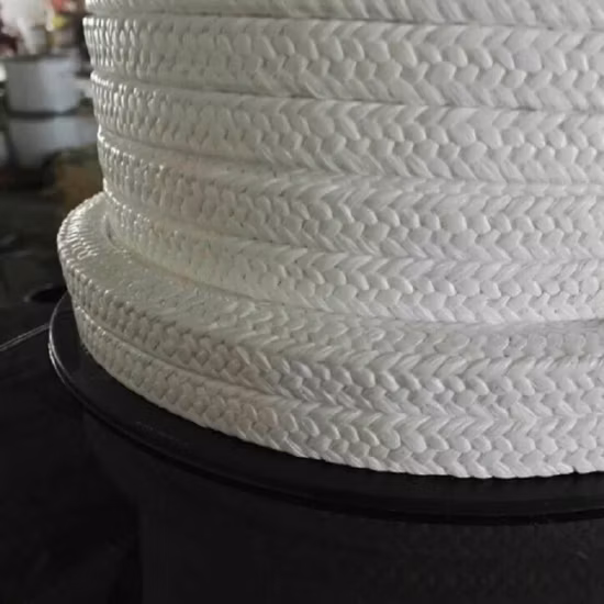 純粋な PTFE 繊維からなる 4 方向 PTFE パッキン