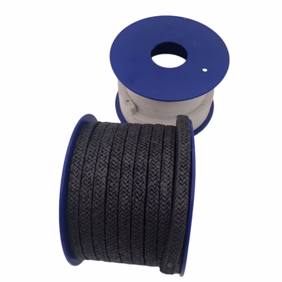 カーボンファイバーとグラファイトのスタッフィングボックスガスケット